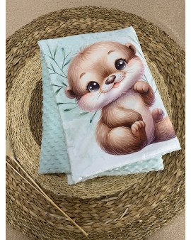 Couverture de lit bébé "Loutre"