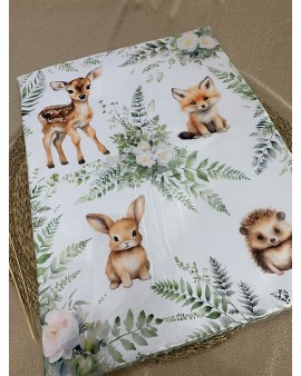 Couverture de lit bébé "Merveilles de la forêt"
