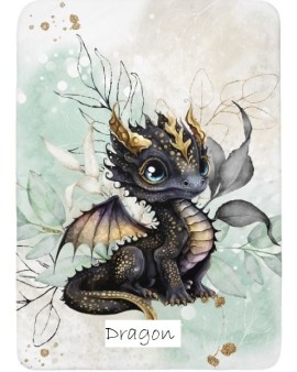 Couverture de lit bébé "Dragon"