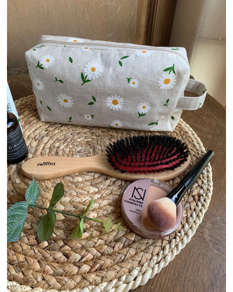 Trousse de toilette Victoria "Marguerites"