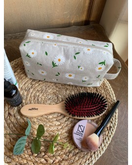 Trousse de toilette Victoria "Marguerites"