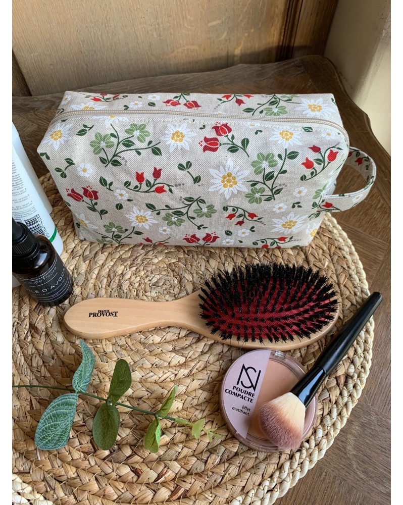 Trousse de toilette Victoria "Fleurs des champs"