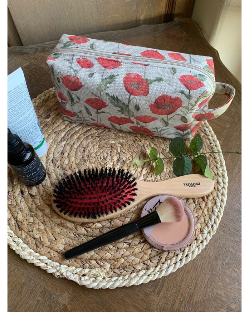 Trousse de toilette Victoria "Coquelicots"