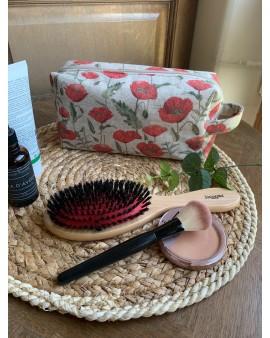 Trousse de toilette Victoria "Coquelicots"