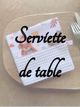 Serviette de table